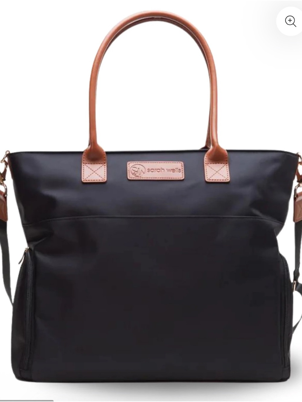 SW Breast Pump Tote with Tan Handles